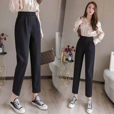 Quần Tây Nữ Baggy Công Sở 2 Khuy Cạp Lệch Siêu Thoải Mái Giá 99K 3 Quần Tây Nữ Baggy Công Sở 2 Khuy Cạp Lệch Siêu Thoải Mái Giá 99K 3