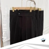 Quần Tây Nữ Baggy Vải Công Sở Đen Dáng Dài Cạp Cao Co Giãn Nhẹ – Giá 159k 4