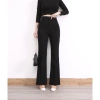 Quần tây nữ baggy vải loe công sở, suông lưng cao, vải tuyết mưa dày dặn - 124.679 VND 6
