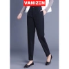Quần tây nữ baggy vải loe công sở, suông lưng cao, vải tuyết mưa dày dặn - 124.679 VND 8