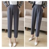 Quần Tây Nữ Cạp Cao 2 Cúc Baggy Vải Tuyết Mưa Mềm Mại - Văn Phòng, Giá 119k 2