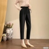Quần Tây Nữ Cạp Cao 2 Cúc Baggy Vải Tuyết Mưa Mềm Mại - Văn Phòng, Giá 119k 4