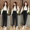 Quần tây nữ cạp cao bản to 3 cúc vintex baggy thoải mái đi làm, học - 89.000đ