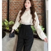 Quần tây nữ cạp cao bản to 3 cúc vintex baggy thoải mái đi làm, học - 89.000đ 5