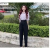 Quần tây nữ cạp cao bản to 3 cúc vintex baggy thoải mái đi làm, học - 89.000đ 6