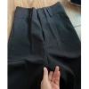 Quần Tây Nữ Cạp Cao Hai Cúc Dáng Học Sinh Cấp 2-3, Vải Dày Đẹp, Phù Hợp Công Sở - 86k 3