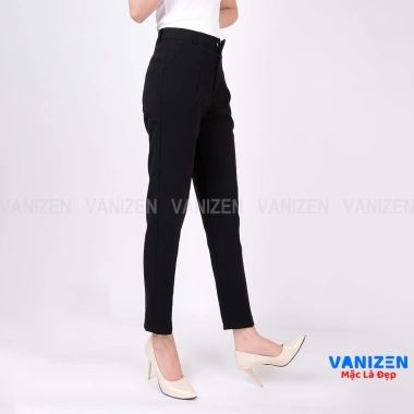 Quần tây nữ cạp cao Vanizen - Đen chuẩn công sở, form dáng đẹp, giảm giá 191k