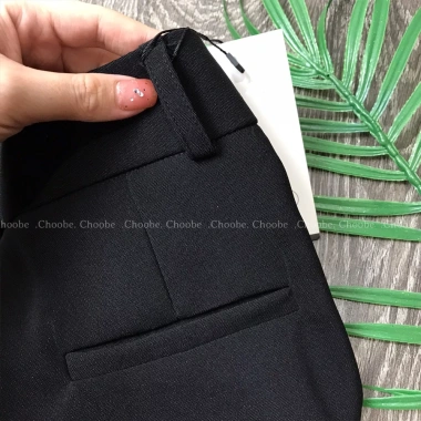 Quần tây nữ Choobe lưng cạp cao form chuẩn màu đen - Đồ âu công sở, đi học đẹp 7