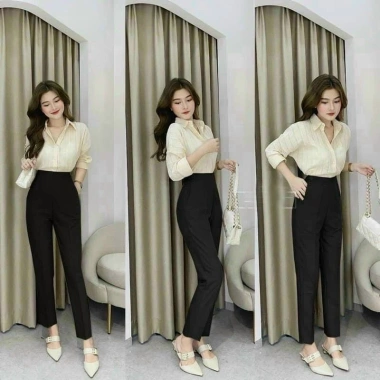 Quần tây nữ công sở 2 cúc bên hông cạo cao khoá sườn giá chỉ 85.456₫ giảm 22% 8 Quần tây nữ công sở 2 cúc bên hông cạo cao khoá sườn giá chỉ 85.456₫ giảm 22% 8