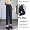 Quần Tây Nữ Công Sở Baggy VYBII Bigsize 80kg Vải Tuyết Mưa Hàn Q09 - Giá 200.000₫ 2