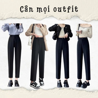 Quần Tây Nữ Công Sở Baggy VYBII Bigsize 80kg Vải Tuyết Mưa Hàn Q09 - Giá 200.000₫ 6