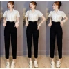 Quần tây nữ đi học lưng cao ống đứng baggy size M29 - Bigsize giá 130k giảm từ 157k PQM STORE