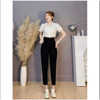 Quần tây nữ đi học lưng cao ống đứng baggy size M29 - Bigsize giá 130k giảm từ 157k PQM STORE 3 Quần tây nữ đi học lưng cao ống đứng baggy size M29 - Bigsize giá 130k giảm từ 157k PQM STORE 3