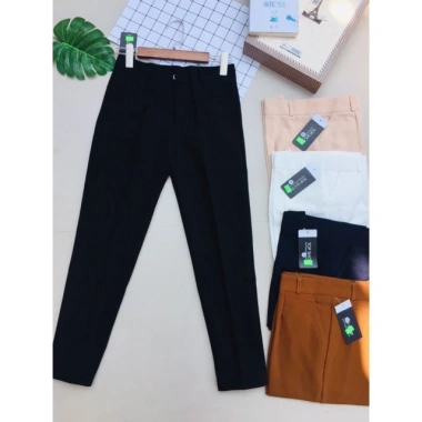 Quần tây nữ đi học lưng cao ống đứng baggy size M29 - Bigsize giá 130k giảm từ 157k PQM STORE