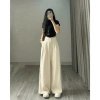 Quần tây nữ Gold Nhật, culottes công sở 2 cạp kép bigsize, cạp cao 105cm - 152.000₫ 3