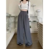 Quần tây nữ Gold Nhật, culottes công sở 2 cạp kép bigsize, cạp cao 105cm - 152.000₫ 4