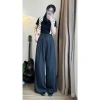 Quần tây nữ Gold Nhật, culottes công sở 2 cạp kép bigsize, cạp cao 105cm - 152.000₫ 6