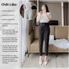 Quần Tây Nữ Lưng Cao Baggy Cạp Cao Tôn Dáng Ống Đứng Khóa Trước Giá 93K 4