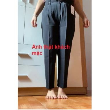 Quần Tây Nữ Lưng Cao Baggy Cạp Cao Tôn Dáng Ống Đứng Khóa Trước Giá 93K 5 Quần Tây Nữ Lưng Cao Baggy Cạp Cao Tôn Dáng Ống Đứng Khóa Trước Giá 93K 5