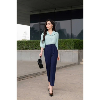 Quần tây nữ lưng cao baggy công sở bigsize vải tuýt si Giá chỉ 118.000 VND 5 Quần tây nữ lưng cao baggy công sở bigsize vải tuýt si Giá chỉ 118.000 VND 5