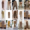 Quần tây nữ lưng cao baggy công sở bigsize vải tuýt si Giá chỉ 118.000 VND 10