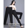 Quần Tây Nữ Lưng Cao Cạp Chun Baggy Bigsize 45-80kg Siêu Tôn Dáng Thoải Mái 2