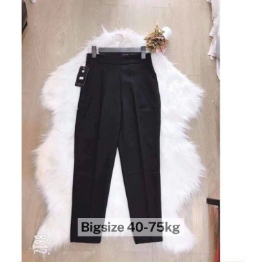 Quần Tây Nữ Lưng Cao Cạp Chun Baggy Bigsize 45-80kg Siêu Tôn Dáng Thoải Mái 4
