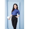 Quần tây nữ lưng cao cạp liền Melya cao cấp vải đẹp, baggy đen công sở - Giá ưu đãi 210.000 VND 2