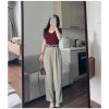 Quần Tây Nữ Lưng Cao, Vải Gold Hack, Dáng Thụng, Ly Giữa và Đai Thanh Lịch 319k 6
