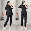 Quần tây nữ lưng cao Xưởng 3A - Đen & Xanh, baggy đứng form suông, có đai lưng, size lớn, giảm còn 89.000₫ 4
