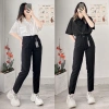 Quần tây nữ lưng cao Xưởng 3A - Đen & Xanh, baggy đứng form suông, có đai lưng, size lớn, giảm còn 89.000₫ 5