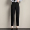 Quần tây nữ lưng cao Xưởng 3A - Đen & Xanh, baggy đứng form suông, có đai lưng, size lớn, giảm còn 89.000₫ 8