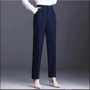 Quần tây nữ M30 PQM STORE lưng cao ống đứng baggy dài màu đen - Giá chỉ 145k