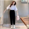 Quần tây nữ M30 PQM STORE lưng cao ống đứng baggy dài màu đen - Giá chỉ 145k 7