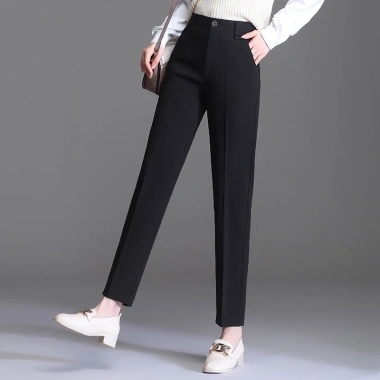 Quần tây nữ MinChi cạp cao đen công sở, form chuẩn tôn dáng, giá chỉ 185k