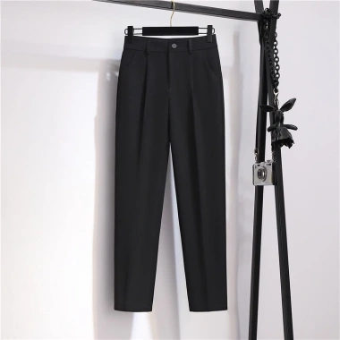Quần tây nữ MinChi cạp cao đen công sở, form chuẩn tôn dáng, giá chỉ 185k 5 Quần tây nữ MinChi cạp cao đen công sở, form chuẩn tôn dáng, giá chỉ 185k 5