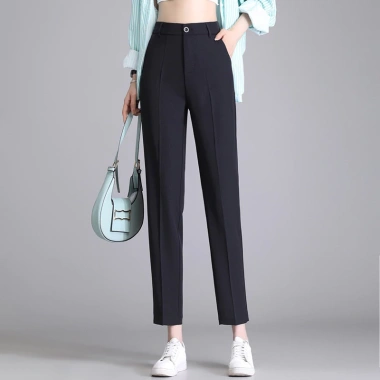Quần tây nữ MinChi cạp cao đen công sở, form chuẩn tôn dáng, giá chỉ 185k