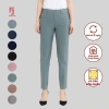 Quần tây nữ ống đứng cạp trung rốn FORM NHỎ 2 cúc 2 ly QAW2.016-R04 nhiều màu Thái Hòa - Giá 266k (tư vấn size) 4