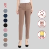 Quần tây nữ ống đứng cạp trung rốn FORM NHỎ 2 cúc 2 ly QAW2.016-R04 nhiều màu Thái Hòa - Giá 266k (tư vấn size) 5