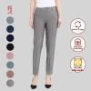 Quần tây nữ ống đứng cạp trung rốn FORM NHỎ 2 cúc 2 ly QAW2.016-R04 nhiều màu Thái Hòa - Giá 266k (tư vấn size) 7