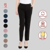 Quần tây nữ ống đứng cạp trung rốn FORM NHỎ 2 cúc 2 ly QAW2.016-R04 nhiều màu Thái Hòa - Giá 266k (tư vấn size) 10