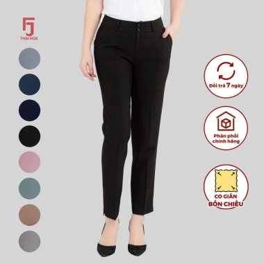 Quần tây nữ ống đứng cạp trung rốn FORM NHỎ 2 cúc 2 ly QAW2.016-R04 nhiều màu Thái Hòa - Giá 266k (tư vấn size) 10 Quần tây nữ ống đứng cạp trung rốn FORM NHỎ 2 cúc 2 ly QAW2.016-R04 nhiều màu Thái Hòa - Giá 266k (tư vấn size) 10
