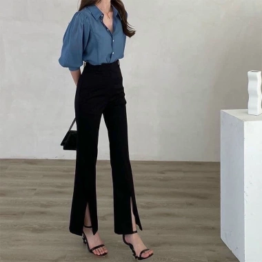 Quần tây nữ ống loe xe gấu siêu hót - Mã mới 89, giảm giá 119k