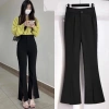Quần tây nữ ống loe xẻ tà, lưng cao, dài, vải tuyết mưa cao cấp, chỉ 100k