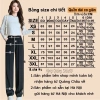 Quần tây nữ ống rộng suông cạp cao màu đen bigsize, 2 khuy, khóa kéo, chất dày co giãn, giảm còn 118.000₫ 4