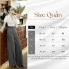 Quần tây nữ ống rộng suông kẻ sọc sang trọng - Công sở, vải đẹp, giá 305.000₫ 2