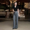 Quần tây nữ ống Suông công sở cao cấp, bigsize màu xám - Giá chỉ 218.000₫ 8