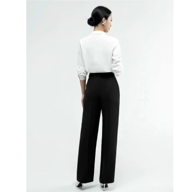 Quần tây nữ ống suông đen công sở – Phom gumac Yody Basic, dễ phối, giá 236.000₫ 2