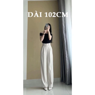 Quần Tây Nữ Ống Suông Gold Nhật Lưng Cao Tôn Dáng Dài 97-102cm - Mềm Mịn, Giá ưu đãi 163.300₫ 9