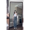Quần Tây Nữ Ống Suông Lưng Cao Baggy Đai - Form Đứng Hack Dáng, Chất Tuyết Mưa Mềm Mịn, Giá 329k (giá gốc 428k) 4
